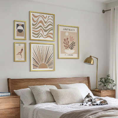 Set di quadri incorniciati Eleganti astrazioni vegetali