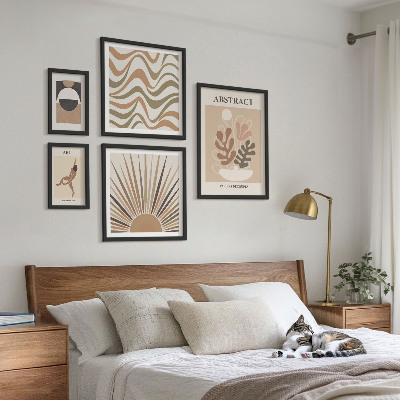 Set di quadri incorniciati Eleganti astrazioni vegetali
