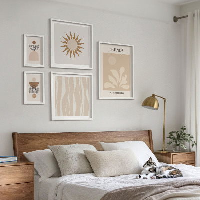 Set di quadri incorniciati Eleganti decorazioni astratte