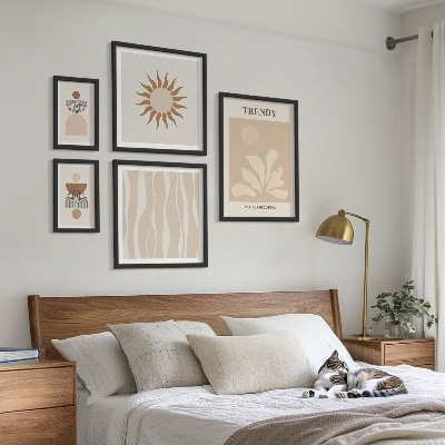 Set di quadri incorniciati Eleganti decorazioni astratte