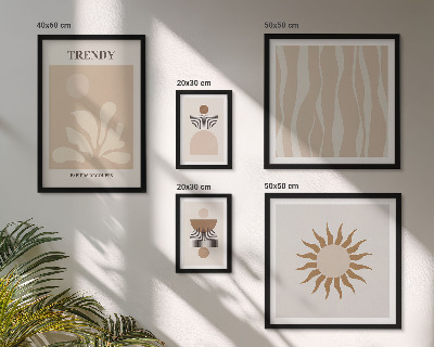Set di quadri incorniciati Eleganti decorazioni astratte