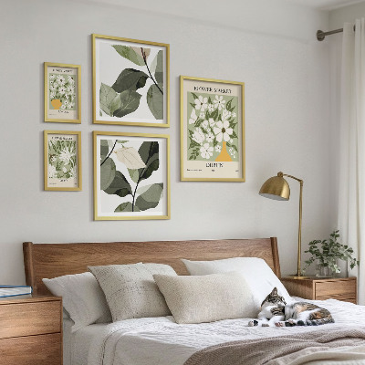 Polittico con cornice Motivi floreali Londra Dublino Tokyo