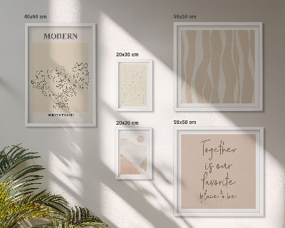 Set di 5 quadri Set moderno in stile minimalista