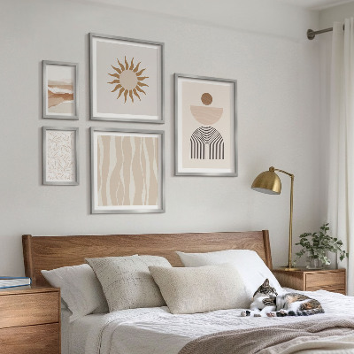 Set di quadri incorniciati Eleganti forme astratte della natura