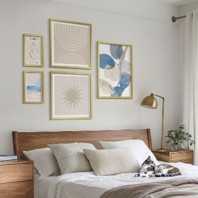 Set di quadri incorniciati Piante astratte eleganti