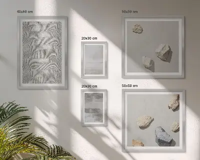 Set di quadri incorniciati con texture minimaliste moderne
