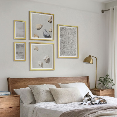 Set di quadri incorniciati Texture minimaliste moderne