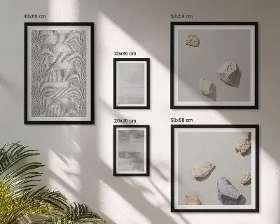 Set di quadri incorniciati con texture minimaliste moderne