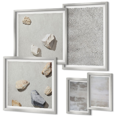 Set di quadri incorniciati Texture minimaliste moderne
