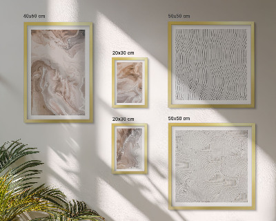 Set di quadri incorniciati Texture effetto pietra, motivi marmorizzati