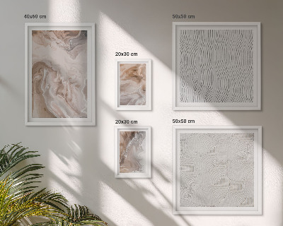 Set di quadri incorniciati Texture effetto pietra, motivi marmorizzati