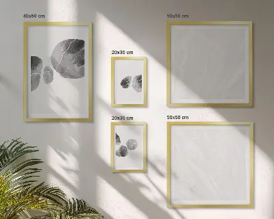 Set di 5 quadri con pittura astratta e schizzi di colore