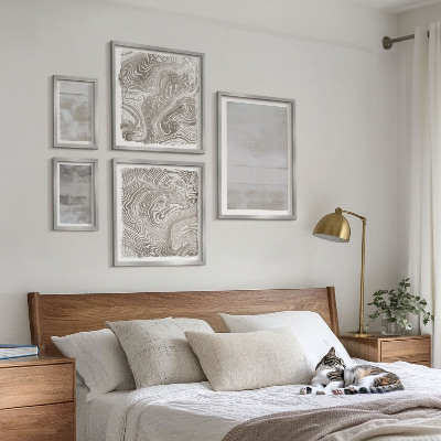Polittico con cornice Texture usurate in stile moderno