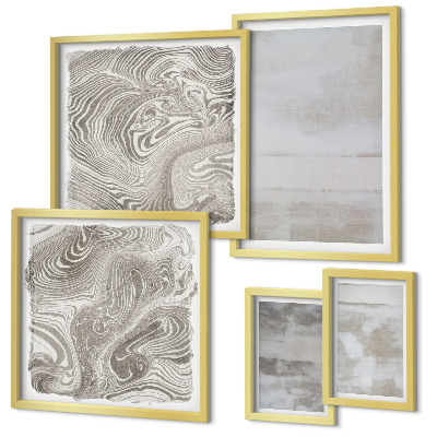 Polittico con cornice Texture usurate in stile moderno
