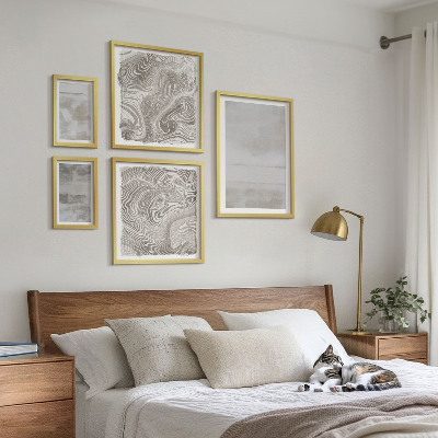 Polittico con cornice Texture usurate in stile moderno