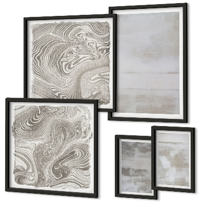 Polittico con cornice Texture usurate in stile moderno