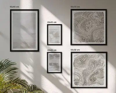Polittico con cornice con texture usurate in stile moderno
