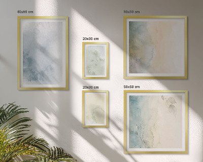 Set di 5 quadri Acquerelli pastello su tela