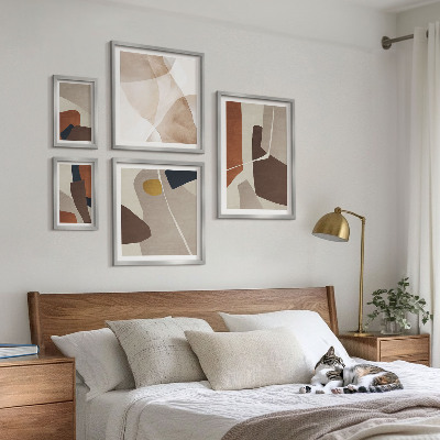 Set di quadri incorniciati Forme astratte moderne