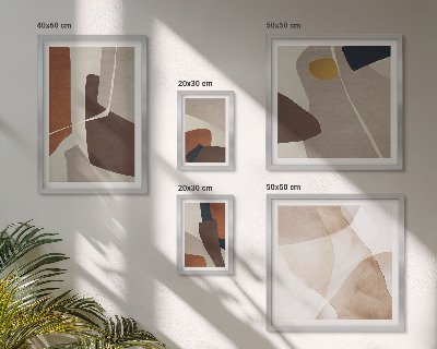 Set di quadri incorniciati Forme astratte moderne
