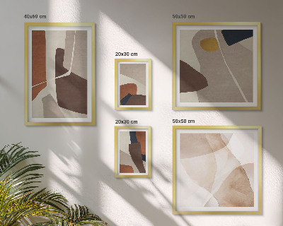Set di quadri incorniciati Forme astratte moderne