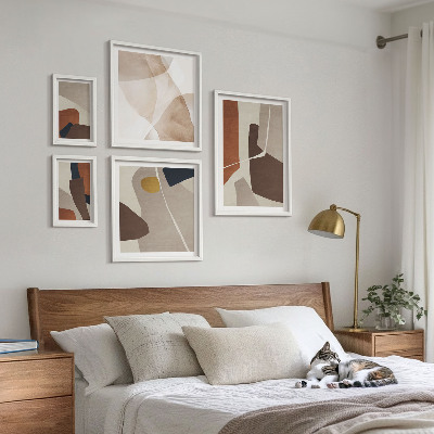 Set di quadri incorniciati Forme astratte moderne