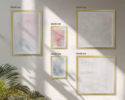 Polittico con cornice Texture ad acquerello pastello