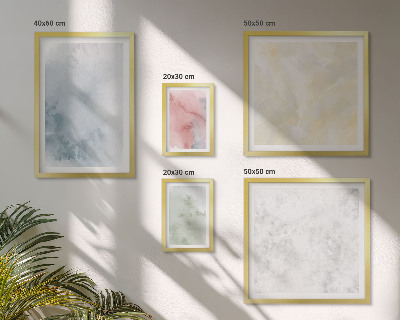 Set di 5 quadri Acquerelli pastello su tela