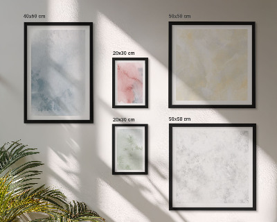 Set di 5 quadri Acquerelli pastello su tela