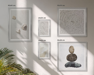Set di quadri incorniciati Pietre arenarie, pittura moderna