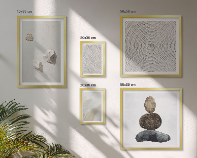 Set di quadri incorniciati Pietre arenarie, pittura moderna