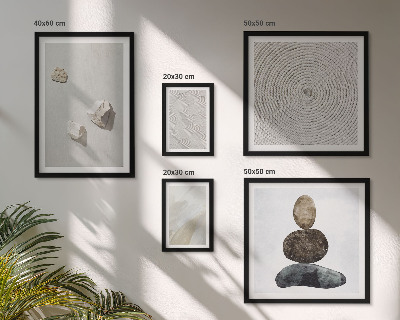 Set di quadri incorniciati Pietre arenarie, pittura moderna
