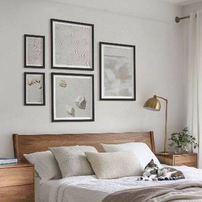 Polittico con cornice Texture boho di pietre arenarie