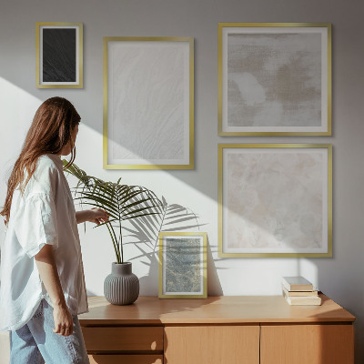 Set di quadri incorniciati I colori delle eleganti strutture in pietra