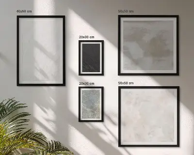 Set di quadri incorniciati con stampa rappresentante eleganti strutture in pietra