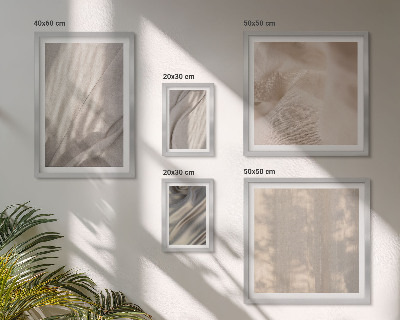 Set di 5 quadri Tessuti boho naturali in primo piano
