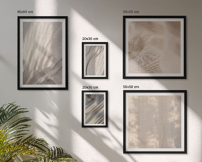 Set di 5 quadri Tessuti boho naturali in primo piano