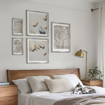 Polittico con cornice Forme astratte moderne