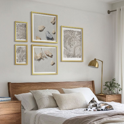 Polittico con cornice Forme astratte moderne