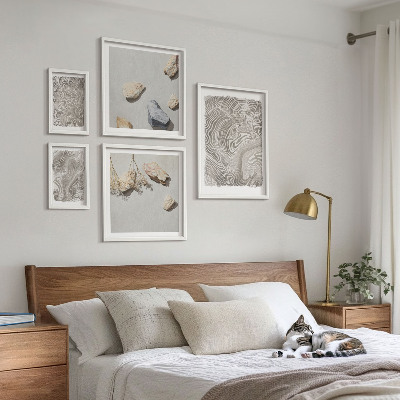 Polittico con cornice Forme astratte moderne
