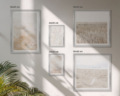 Set di 5 quadri Texture pastello alla moda