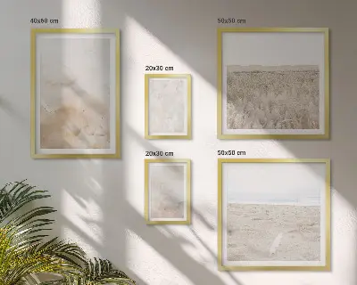 Set di 5 quadri con motivo a texture pastello alla moda