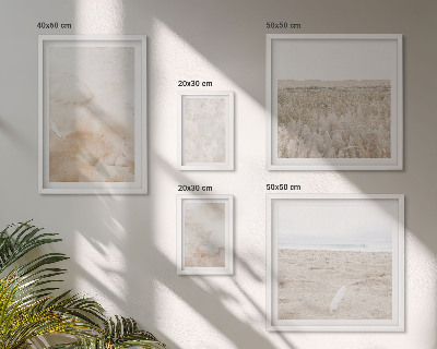 Set di 5 quadri Texture pastello alla moda