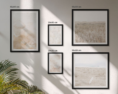 Set di 5 quadri Texture pastello alla moda