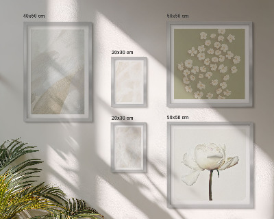 Set di quadri incorniciati Fiori alla moda, texture boho