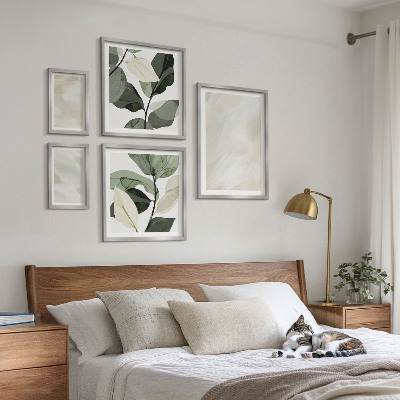 Polittico con cornice Colori vivaci astratti boho