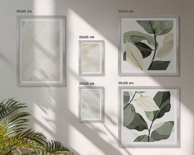 Polittico con cornice Colori vivaci astratti boho