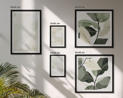 Polittico con cornice Colori vivaci astratti boho