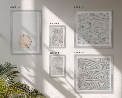 Set di quadri incorniciati Texture leggere e boho effetto sabbia