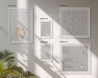 Set di quadri incorniciati Texture leggere e boho effetto sabbia